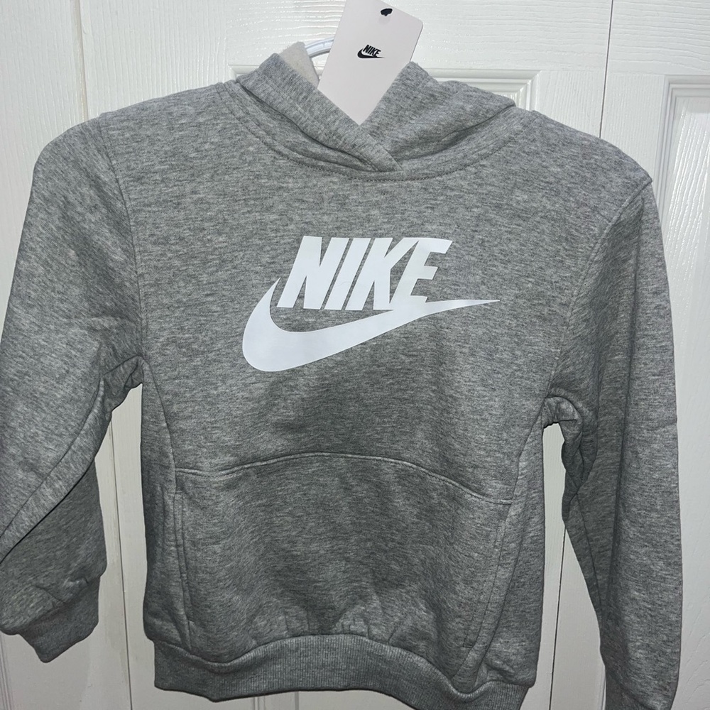 Nike Heather Gray Youth Hoodie
